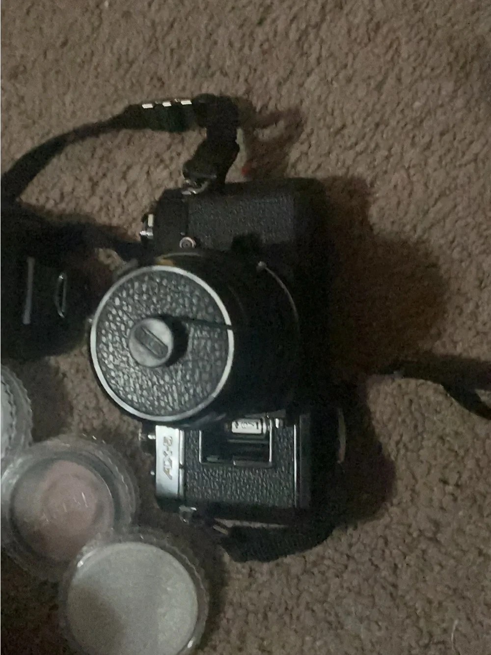 Ambico Black professional camera with leather case and all accessories
